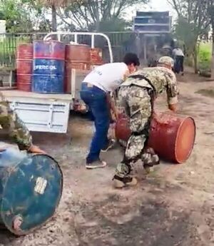 Incidentado  operativo para frenar  red de contrabando de combustible - Nacionales - ABC Color