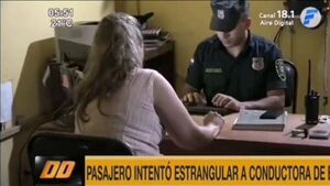 Pasajero estrangula a conductora de plataforma digital y se lleva su auto