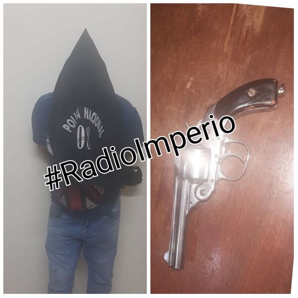 Detienen a un sujeto por amenazas e incautan arma de fuego - Radio Imperio