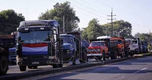 La Nación / Subsidio a combustibles: camioneros definen este viernes si van a paro