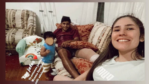 Crónica / Robert Rojas ya está siendo mimado por su familia