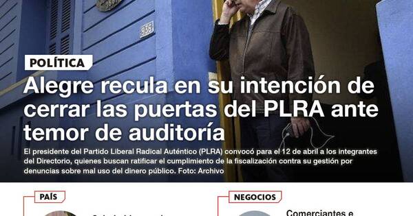 La Nación / LN PM: Las noticias más relevantes de la siesta del 8 de abril