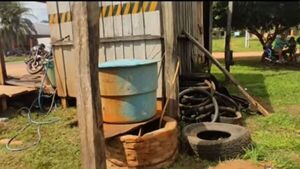¡Miedazo! agua de pozo sale caliente