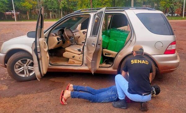 Senad intercepta camioneta cargada con 536 kilos de marihuana - ABC en el Este - ABC Color