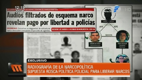 Revelan audios de “narcos” que vinculan a políticos, policías y fiscales