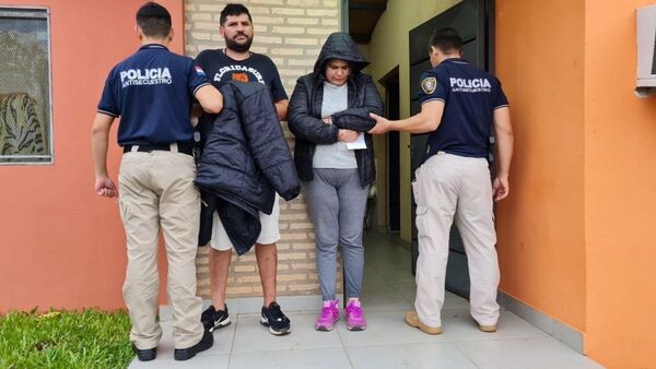 Antisecuestro detiene a dos personas por presunta extorsión