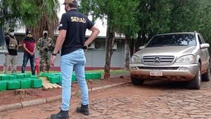 Senad detiene a un hombre con 536 kilos de marihuana en Yguazú