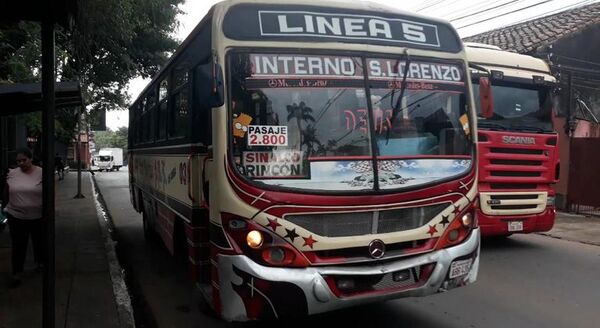 Suba de pasaje en San Lorenzo es oficial, según fuentes - Nacionales - ABC Color