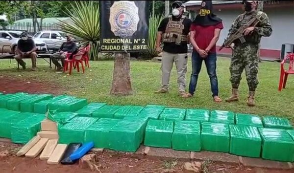 Incautan 536 kilos de marihuana y detienena un “mula” en lujosa camioneta en Yguazú – Diario TNPRESS