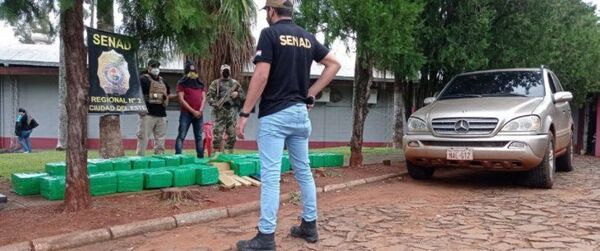 Senad detiene a un hombre con 536 kilos de marihuana en Yguazú - Radio Imperio