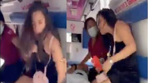 Crónica / [VIDEO] El novio se accidentó, ella solo quería la clave del celu