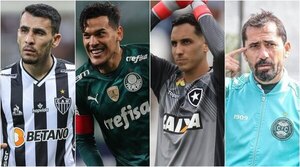 Acento guaraní en la Serie A de Brasil: 10 futbolistas y un entrenador