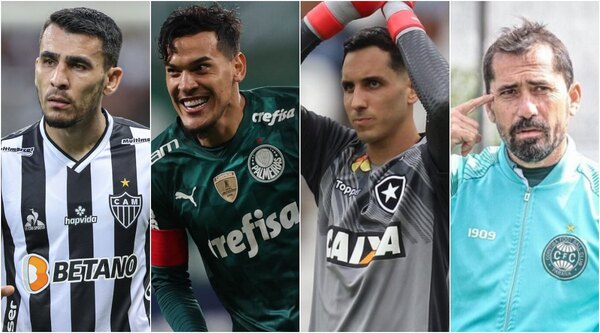 Acento guaraní en la Serie A de Brasil: 10 futbolistas y un entrenador