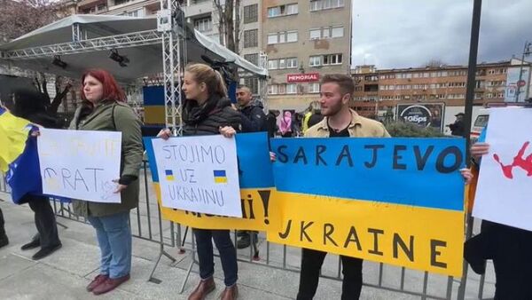 Sarajevo se solidariza con Ucrania cuando se cumplen 30 años del brutal asedio sobre la ciudad