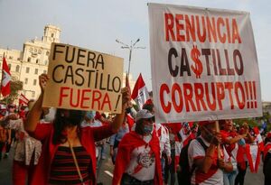 Perú: manifestantes mantienen protestas contra Castillo - Mundo - ABC Color