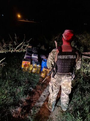 Prefectura de Alberdi detecta presunto contrabando en margen izquierda del río Paraguay - Nacionales - ABC Color