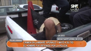 Sujeto apuñaló y mató a su tío tras una discusión - SNT