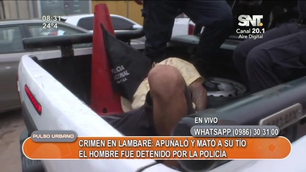 Sujeto apuñaló y mató a su tío tras una discusión - SNT