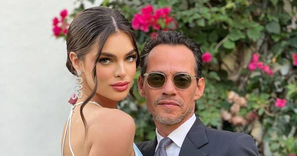 La Nación / Nadia Ferreira y Marc Anthony presumen su amor en la boda Peltz-Beckham