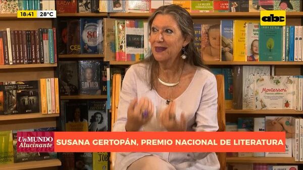 Premio Nacional de Literatura para Susana Gertopán - Un Mundo Alucinante - ABC Color