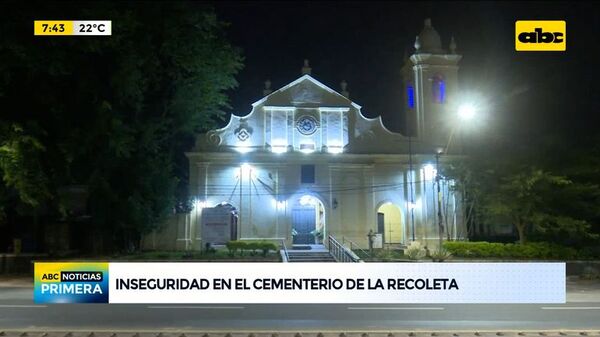 Ojo Ciudadano: Inseguridad total en el cementerio de la Recoleta - ABC Noticias - ABC Color