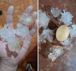 Crónica / Granizada ha yvytu atá hicieron sarambí en Itapúa