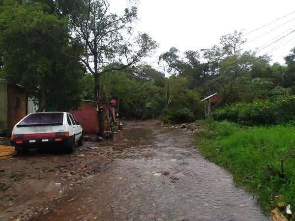 Inundación el en Barrio "Mosquito" un problema de nunca acabar