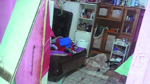 Atropellaron su casa y le cortaron el meñique