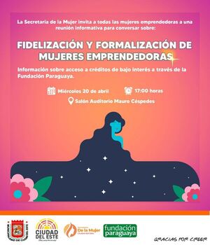 Organizan encuentro con Mujeres Emprendedoras en CDE - La Clave