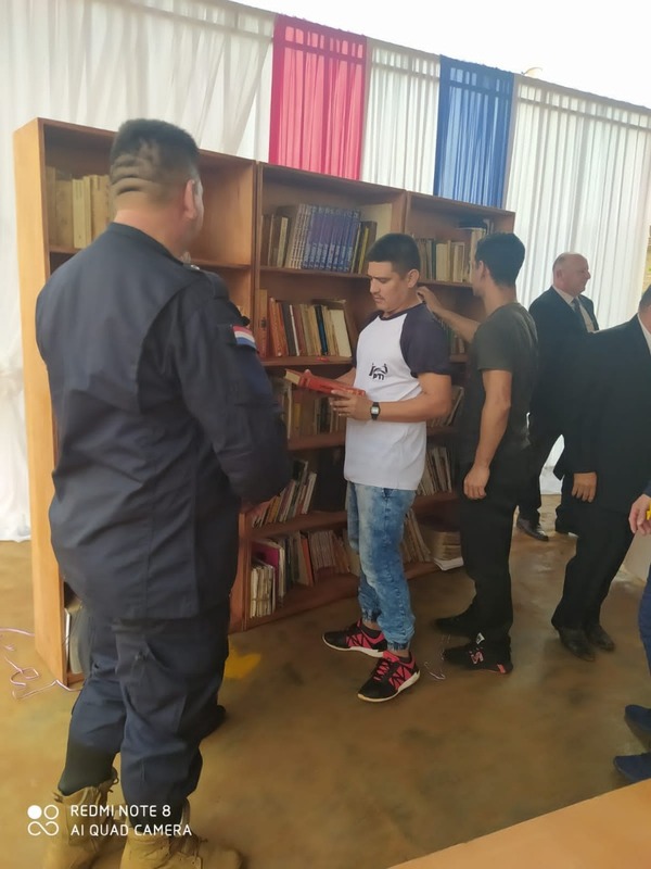 Tras donación habilitan biblioteca en penitenciaría regional de Misiones - .::Agencia IP::.