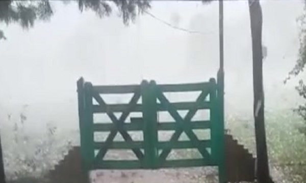 Granizadas y destrozos en R.I.3 Corrales - C9N