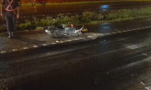 Motociclista sufre heridas y quemadurastras violenta caída sobre Ruta PY 02 – Diario TNPRESS