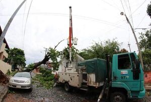 Apagones tras tormenta: prometen reponer servicios esta mañana - Nacionales - ABC Color