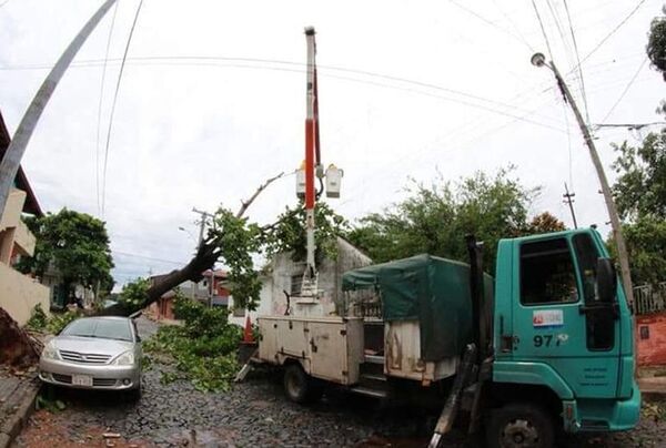 Apagones tras tormenta: prometen reponer servicios esta mañana - Nacionales - ABC Color