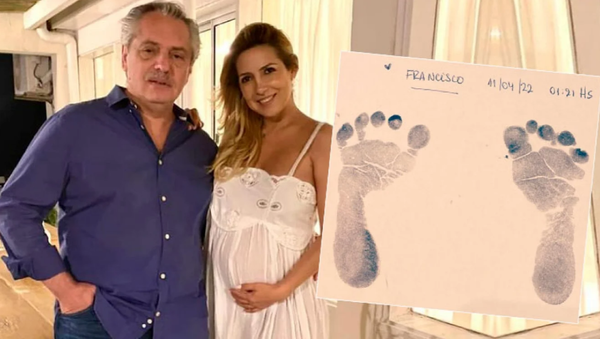 Nació Francisco, el segundo hijo del presidente argentino, Alberto Fernández