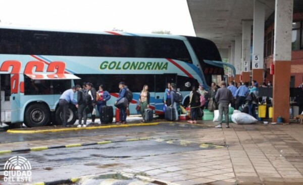 Terminal de CDE informa que habrá refuerzo de buses por semana santa