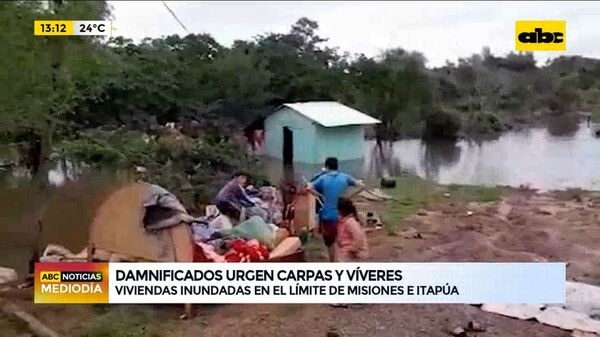 Tras temporal, damnificados solicitan con urgencia carpas y víveres - ABC Noticias - ABC Color
