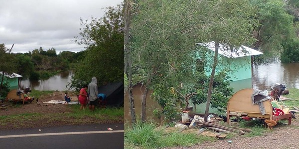 CRECIDA DEL ARROYO ATINGUY AFECTA VIVIENDAS - Itapúa Noticias