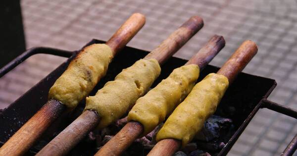 La Nación / Calle Palma se convirtió hoy en capital de la chipa kavure por Semana Santa