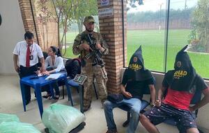 Caen menores de edad con casi 30 kilos de marihuana en Amambay
