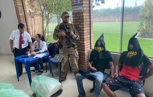 Caen menores de edad con casi 30 kilos de marihuana en Amambay