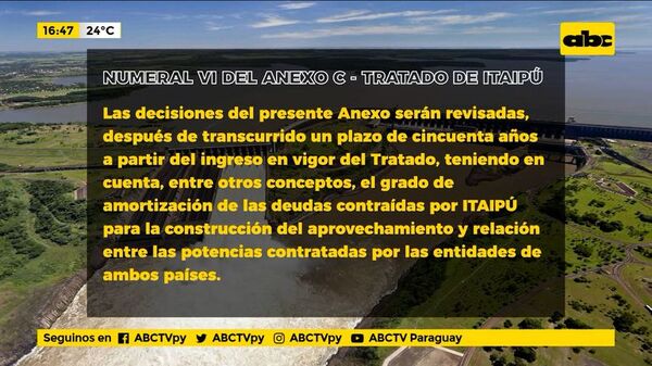 Renegociación integral del Tratado de Itaipú - Factor Clave - ABC Color