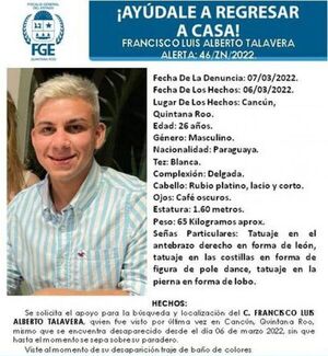Confirmaron el hallazgo de los restos sin vida de Francisco Luis Talavera