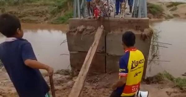 La Nación / Temporal dejó aislada a comunidad indígena