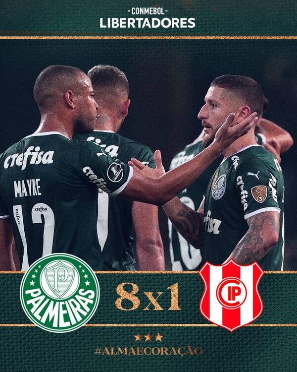 Crónica / Palmeiras y la mayor goleada de la Copa