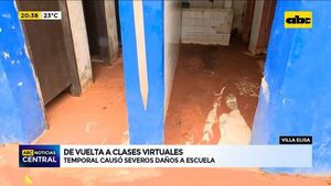 Escuela afectada por temporal en Villa Elisa - ABC Noticias - ABC Color