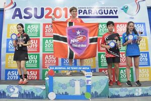 Récord de participantes en el torneo por niveles de tenis de mesa - Polideportivo - ABC Color