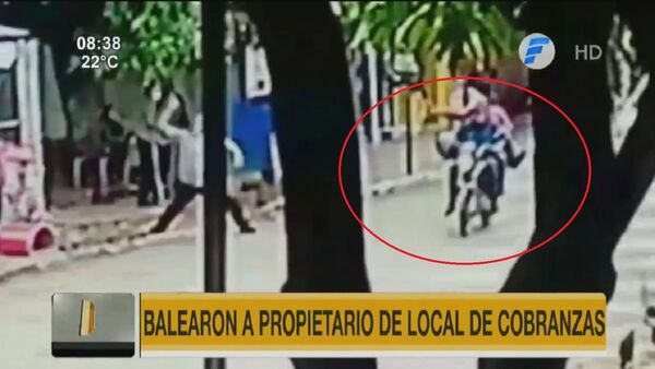 Ñemby: Balean al propietario de un local durante asalto