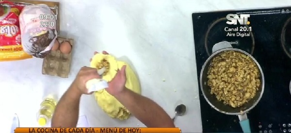 Cocina LMCD: Chipa rellena de pollo kzero - SNT