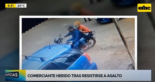 Tiroteo en local de cobranzas termina con comerciante herido - PARAGUAYPE.COM